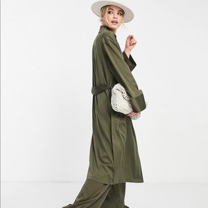 Satin Topshop Duster Coat
